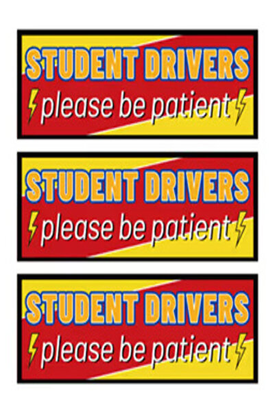 Other Reflective Magnetic Driving Safety Sticker 25x8.5cm Cartoon Design – Pa...