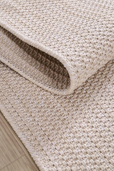 JÜTEX HOME Jute Non-Slip Base Washable Cream Carpet Jute Rug Washable Knitted...