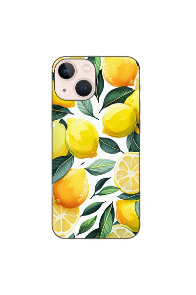 OEM Калъф, съвместим с Apple iPhone 13 Mini, силиконов гел TPU модел с десен ...