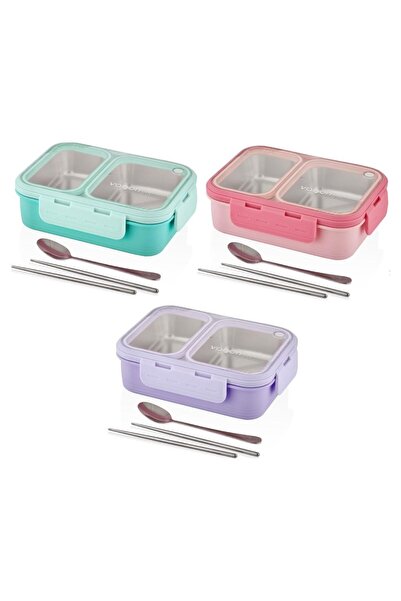 Vagon Vagonlife 700 Ml 2 Bölmeli Paslanmaz Çelik Lunchbox