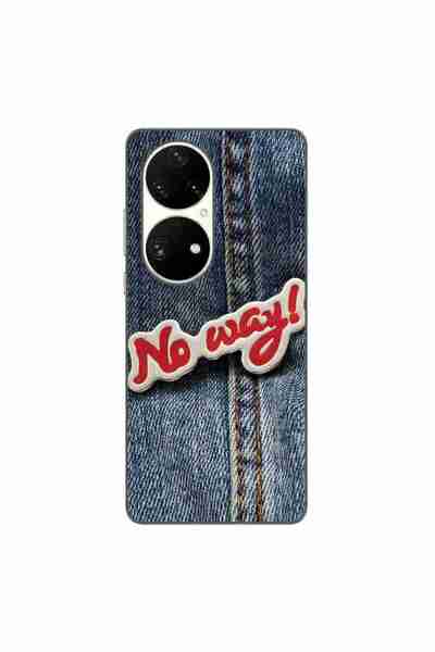 OEM Θήκη συμβατή με Huawei P50 Pro Σιλικόνης Gel TPU Μοντέλο No Way Jeans