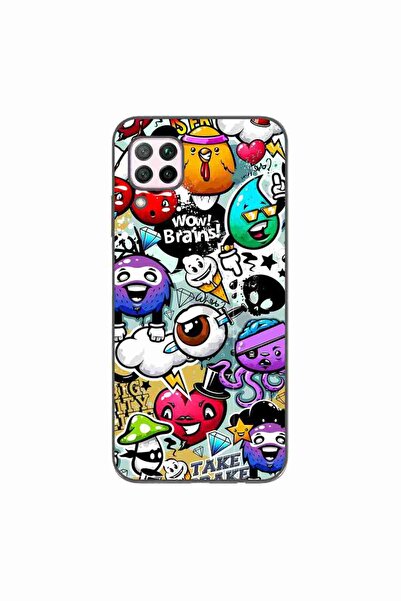 OEM Husa compatibila cu Huawei P40 Lite Silicon Gel Tpu Model Pop Art Graffiti