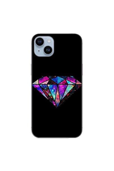 OEM Калъф, съвместим с Apple iPhone 14 Plus, силиконов гел TPU модел, диамант...