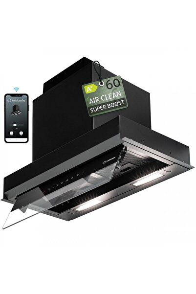 Turbionaire Enia 60 Plus TNP60BB built-in hood, Brushless motor 800 m³/h, WiF...