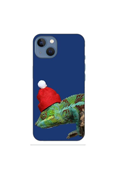 OEM Husa compatibila cu Apple iPhone 13 Silicon Gel Tpu Model Craciun Cameleon