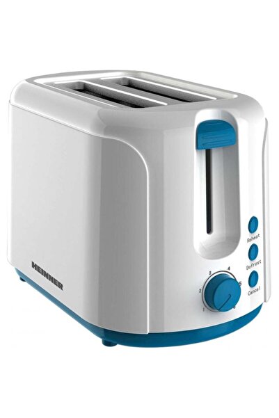 Heinner Toaster Charm TP-750BL – 750 W, 6 levels, defrost, white/blue