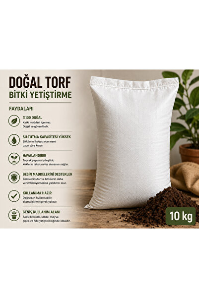 rrm tedarik bitki yetiştirme torfu doğal gübreli torf 10 kg