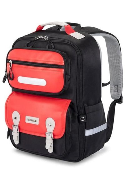 kingsons Ghiozdan Safeback Junior, negru