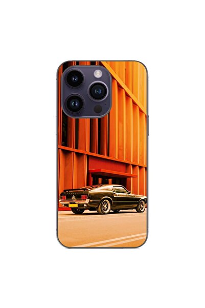OEM Husa compatibila cu Apple iPhone 14 Pro Silicon Gel Tpu Model Mustang Sunset