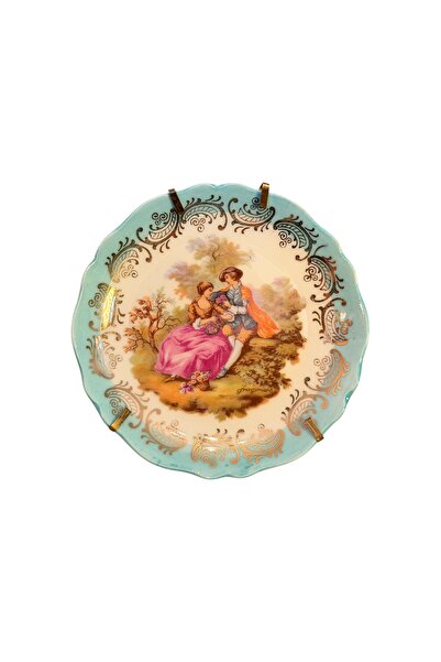 LIMOGES Porcelain Decorative Plate 10 cm in Diameter
