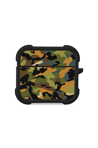 Sonique Θήκη Σιλικόνης Camouflage Army Series για AirPods 3 Πράσινο 01