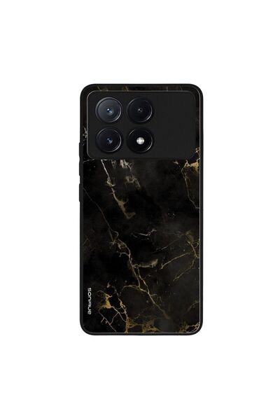 Sonique Θήκη Marble Series για Xiaomi Poco X6 Pro 5G Μαύρο 01