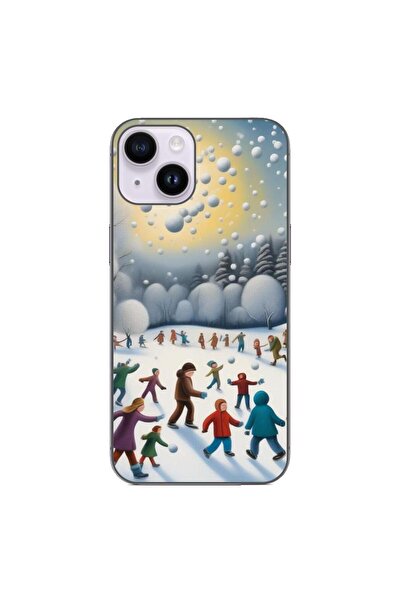 OEM Θήκη συμβατή με Apple iPhone 14, από σιλικόνη gel TPU, με σχέδιο παιδιά π...