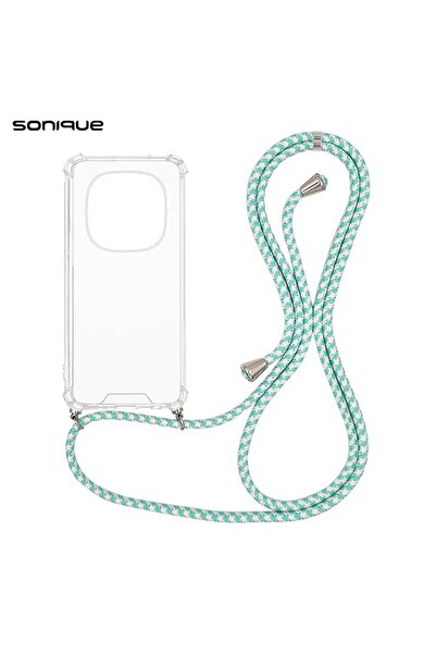 Sonique Θήκη Σιλικόνης με Κορδόνι Armor Clear Xiaomi Redmi Note 14 Pro 5G / R...