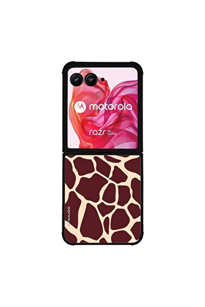 Sonique Θήκη Animal Print Series για Motorola Motorola Razr 50 Ultra Giraffe 03