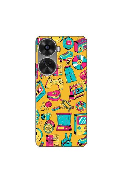 OEM Husa compatibila cu Huawei Nova 12 SE Silicon Gel Tpu Model Pop Art Vintage