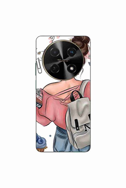OEM Husa compatibila cu Huawei Nova 12i Silicon Gel Tpu Model Girl Fashion Sc...