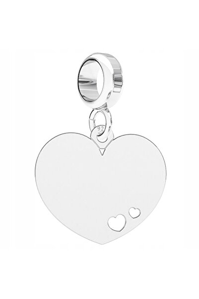 Larezo Pandantiv tip charm pentru brățări modulare, argint 925, model inimă S...