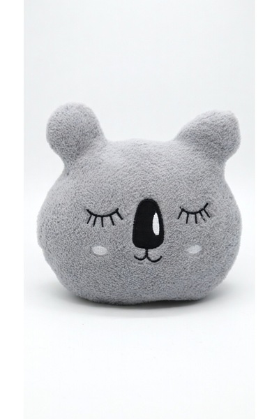 Işık kasabası Cute Koala Plush Pillow My Sleeping Companion Gray