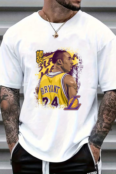 Sarah's Boutique Men's T-shirt – 100% cotton – Basketball "Black Mamba"