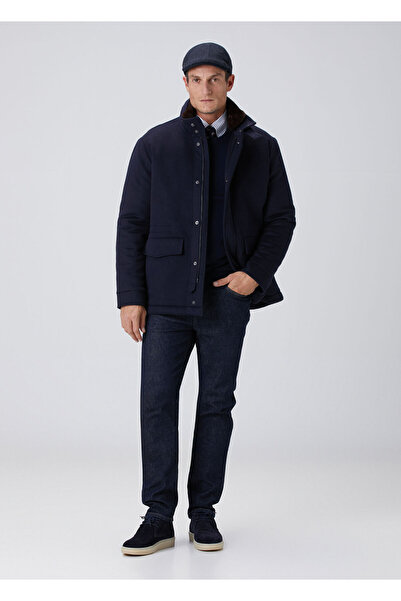 Beymen Collection Slim Fit Koyu Lacivert Jean Pantolon