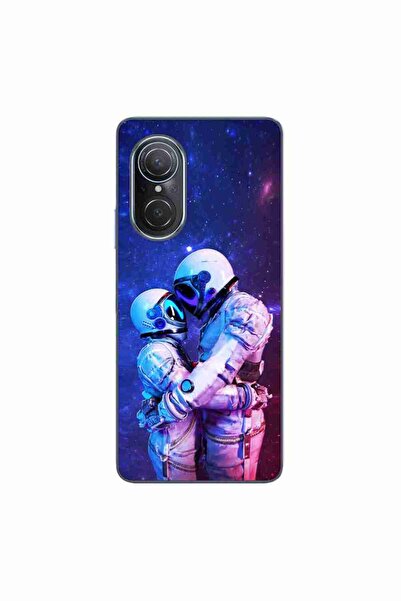 OEM Case compatible with Huawei Nova 9 SE Silicone Gel Tpu Model Astronauts C...