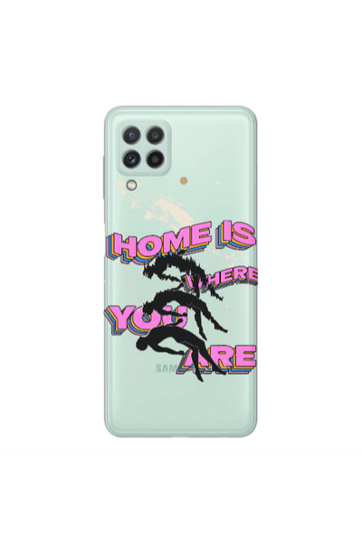 Other Samsung M32 Home Is Where Transparent Silicone TPU Θήκη