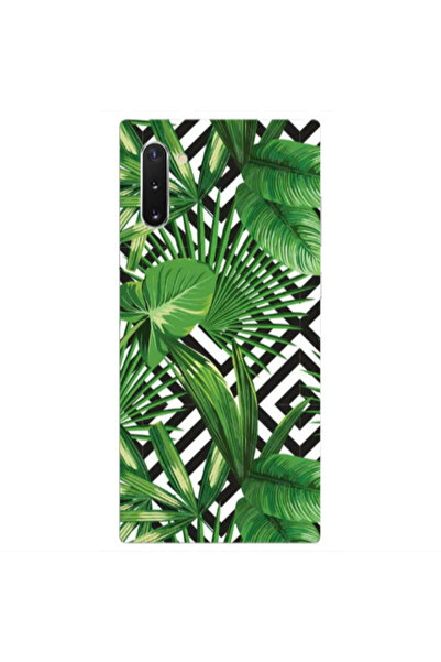Other Samsung Note 10 Plus Green Laves arrow Transparent Silicone TPU Θήκη