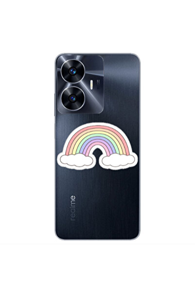 Other Realme Note 50 Rainboww Transparent Silicone TPU Θήκη