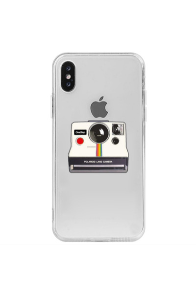 Other Apple iPhone X Polaroid land camera Transparent Silicone TPU Θήκη
