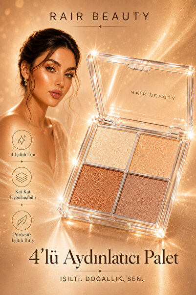 RAİR BEAUTY 4'lü Highlighter- 4'lü Aydınlatıcı