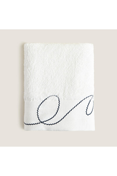 Chakra Corde Bamboo Face Towel 50X90 cm White