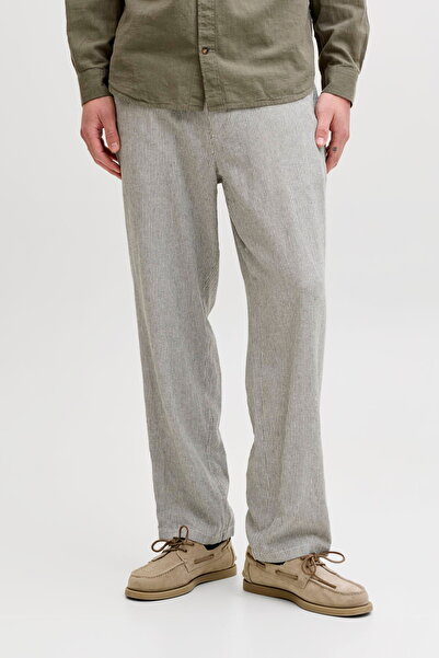 Jack & Jones Erkek Keten Karisimli Chino Pantolon - Karl