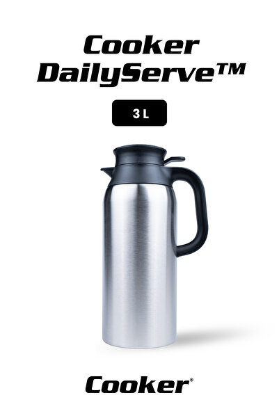 DailyServe 3 Liter Stainless Steel Thermos CKR2125