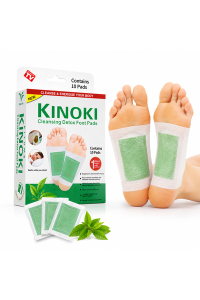 Teno KINOKI Teno ®   Set de 50 de plasturi detox, Ceai verde, Ingrediente, Su...