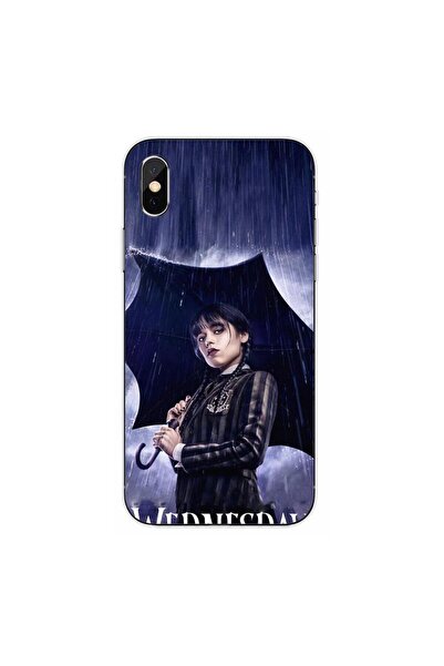 OEM Калъф, съвместим с Apple iPhone XS, силиконов гел TPU модел  "Сряда Чадър "