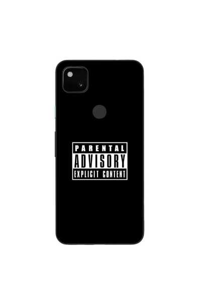 OEM Husa compatibila cu Google Pixel 4A Silicon Gel Tpu Model Parental Advisory