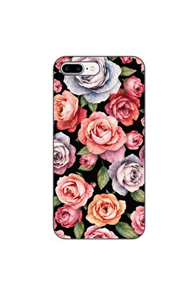 OEM Husa compatibila cu Apple iPhone 7 Plus, 8 Plus Silicon Gel Tpu Model Col...