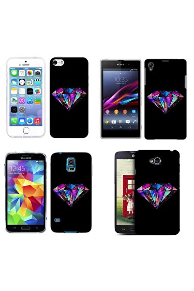 OEM Husa compatibila cu Apple iPhone 7 Plus Silicon Gel Tpu Model Diamond Black