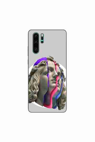 OEM Θήκη συμβατή με Huawei P30 Pro Σιλικόνης Τζελ TPU Μοντέλο Νέον Ερείπια
