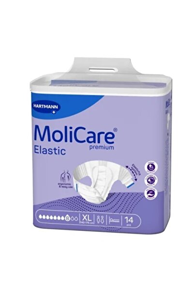 Verset Parfums Scutece MoliCare Premium Elastic 8 bucăți, mărimea XL, 14 bucă...