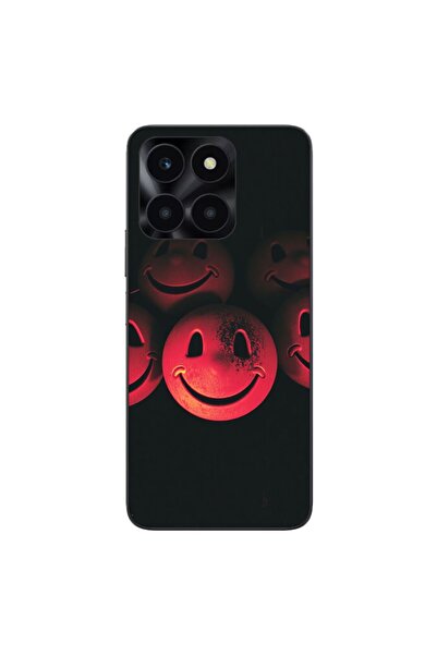 OEM Husa compatibila cu Honor X6a Silicon Gel Tpu Model Grungy Smiley Faces