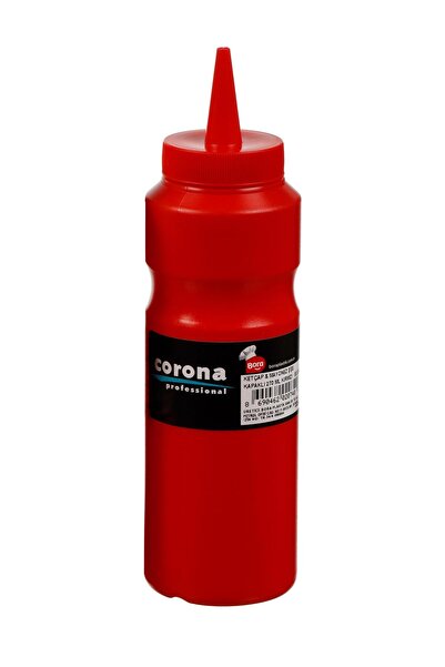 Bora Plastik Corona Professional Ketçap Mayonez Sosluk, Kapaklı, 270 ml, Kırmızı