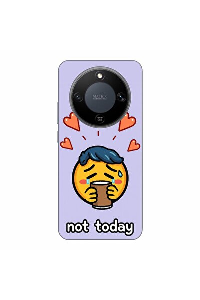 OEM Husa compatibila cu Honor Magic8 Lite Silicon Gel Tpu Model Not Today