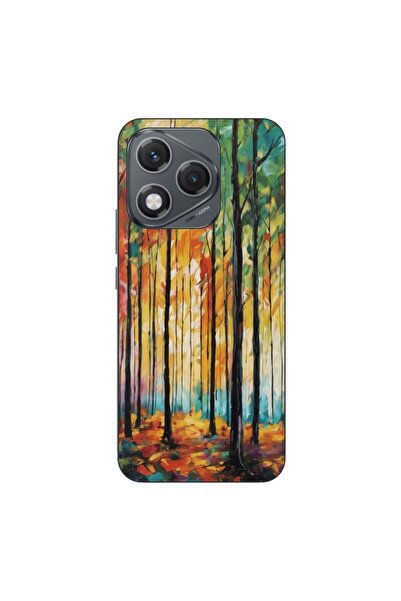 OEM Husa compatibila cu Honor 400 Lite Silicon Gel Tpu Model Colored Forest Art