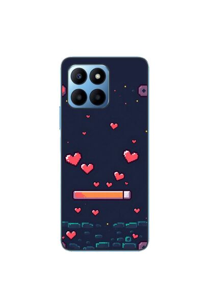 OEM Husa compatibila cu Honor 70 Lite Silicon Gel Tpu Model Pixelated Healthbar