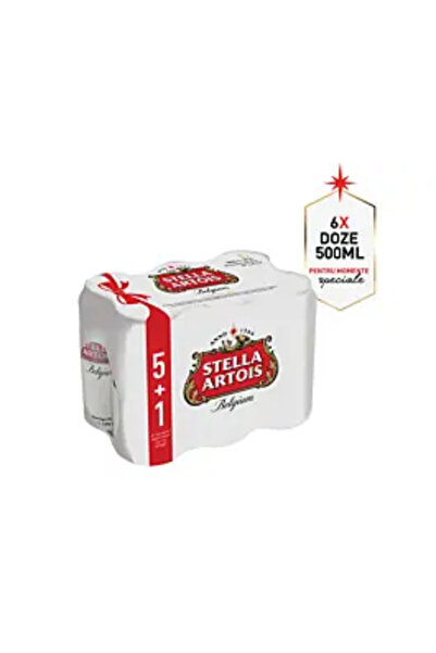 Stella Artois Blonde Beer 6 X 0.5 L (5+1)