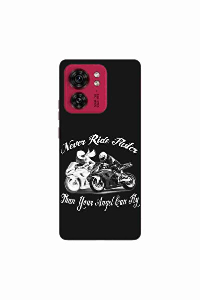 OEM Husa compatibila cu Motorola Edge 40 Silicon Gel Tpu Model Never Ride Faster