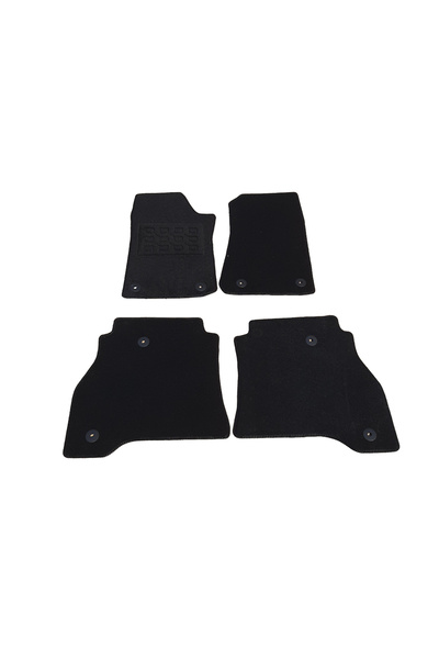 Best Auto Vest Set covorase auto din mocheta Jeep Gladiator 2020-, Negru, 4buc.