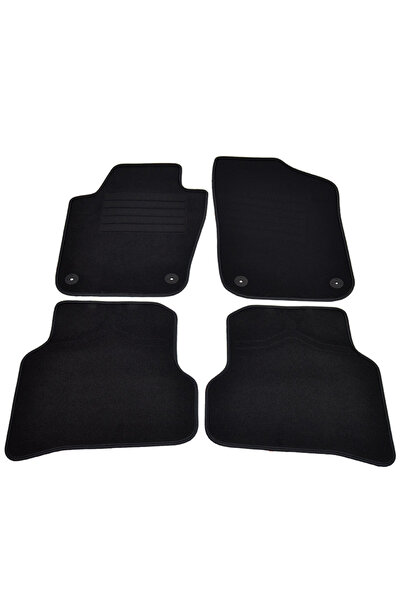 Best Auto Vest Covorase mocheta VW Polo 3/5USI 09/2009- Negru, set de 4 bucati